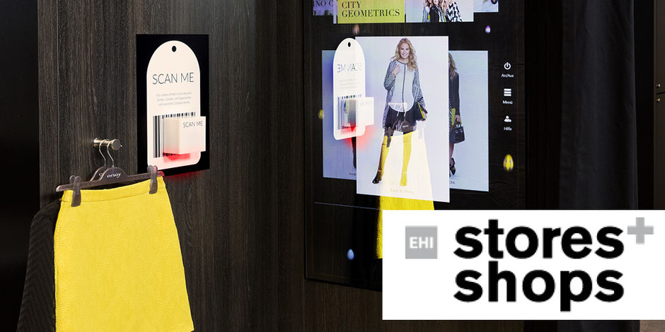 Interactive Fitting Room für Pressemeldung im Magazin stores+shops