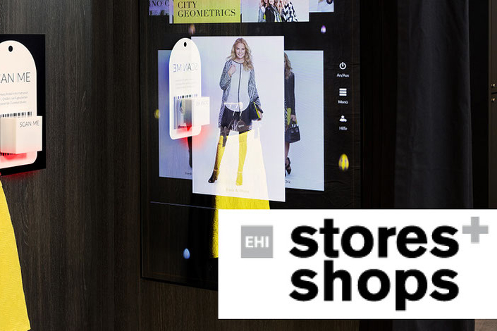 Interactive Fitting Room für Pressemeldung im Magazin stores+shops